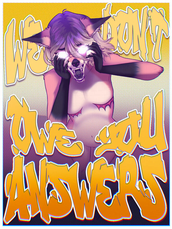 We don&#39;t owe you answers